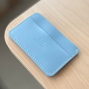 Casette card holder - light blue