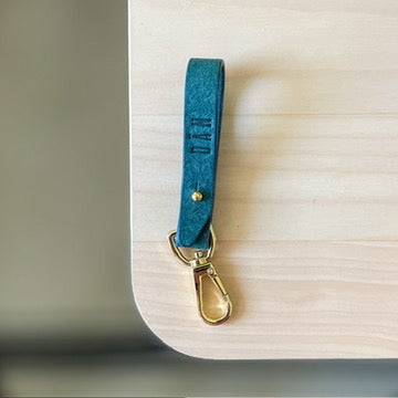 Keychain long - blue pueblo