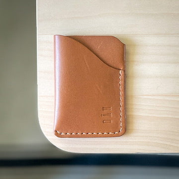 Budapest V1 card holder - light brown