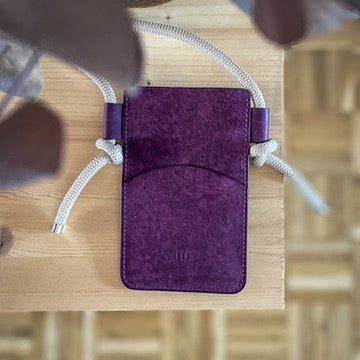 Crossbody telefontartó - lila pueblo