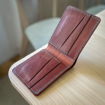 Dublin wallet - brown maremma