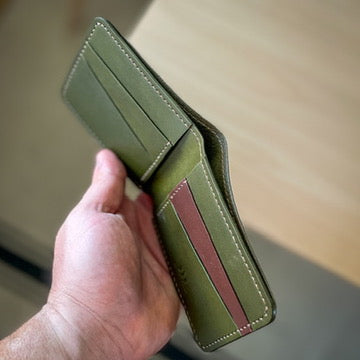 Dublin wallet - olive