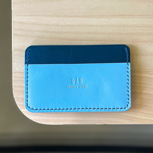 Casette card holder - blue