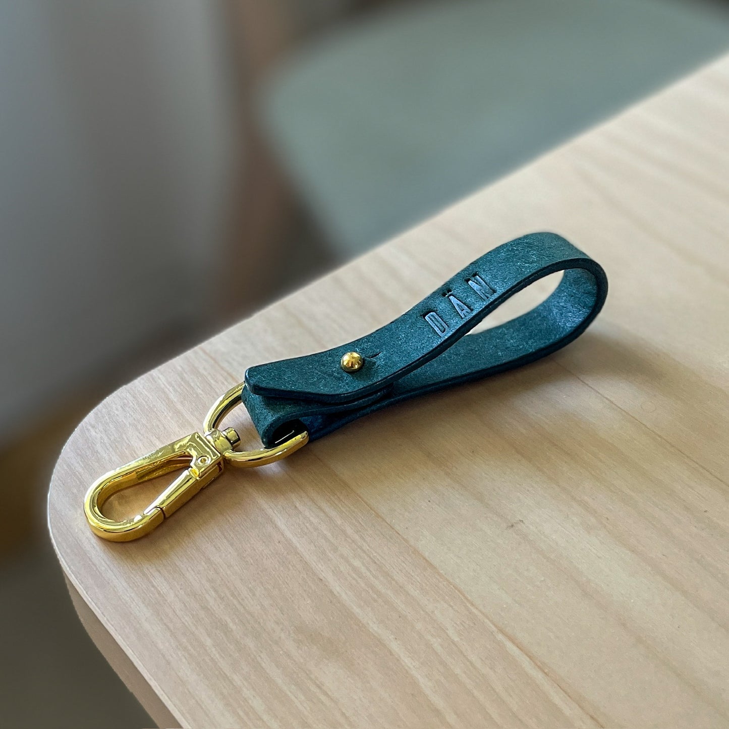 Keychain long - blue pueblo