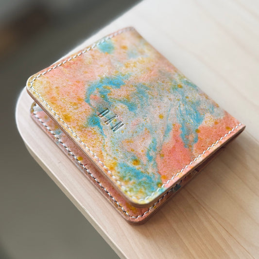 Lyon wallet - dyed natural