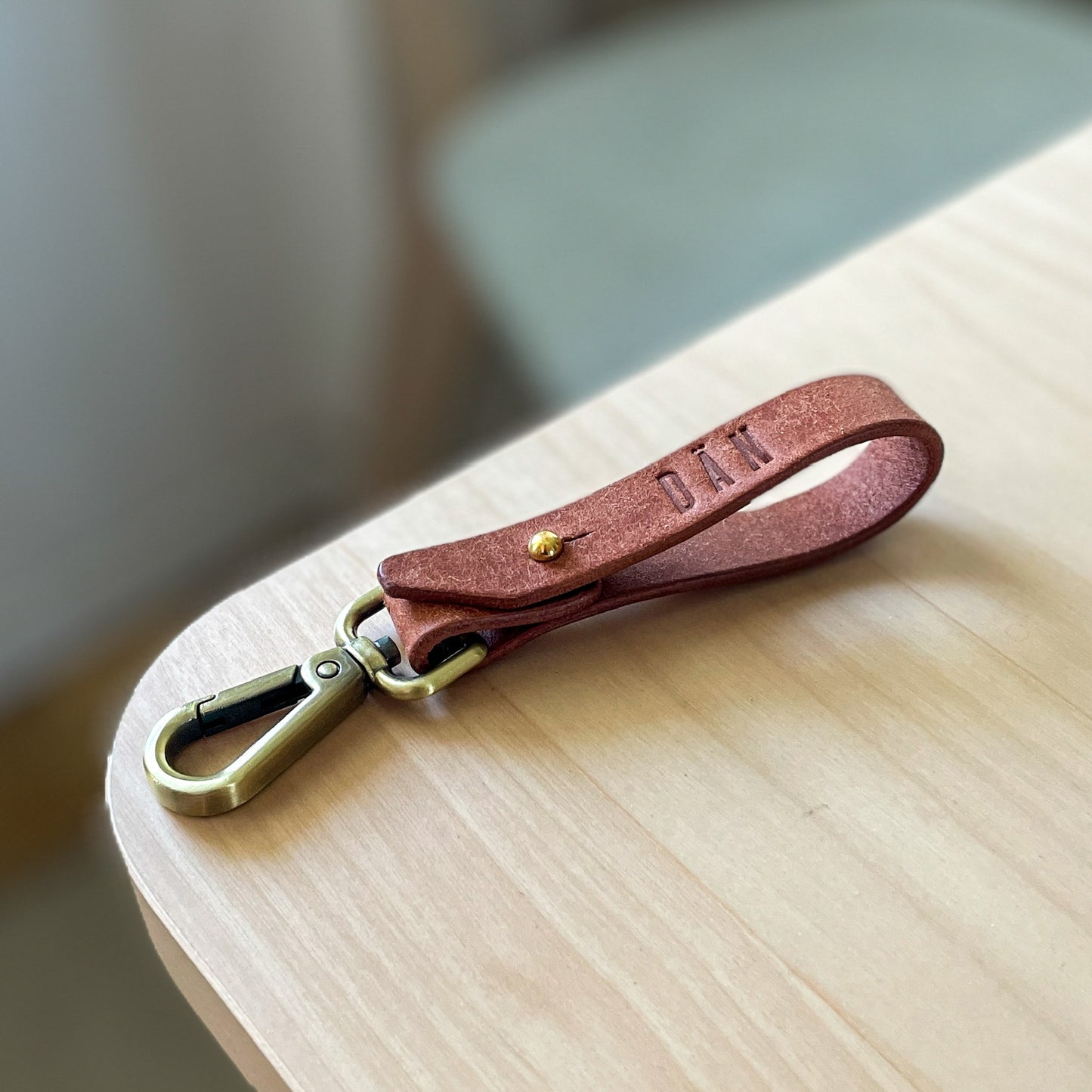Keychain long - brown pueblo