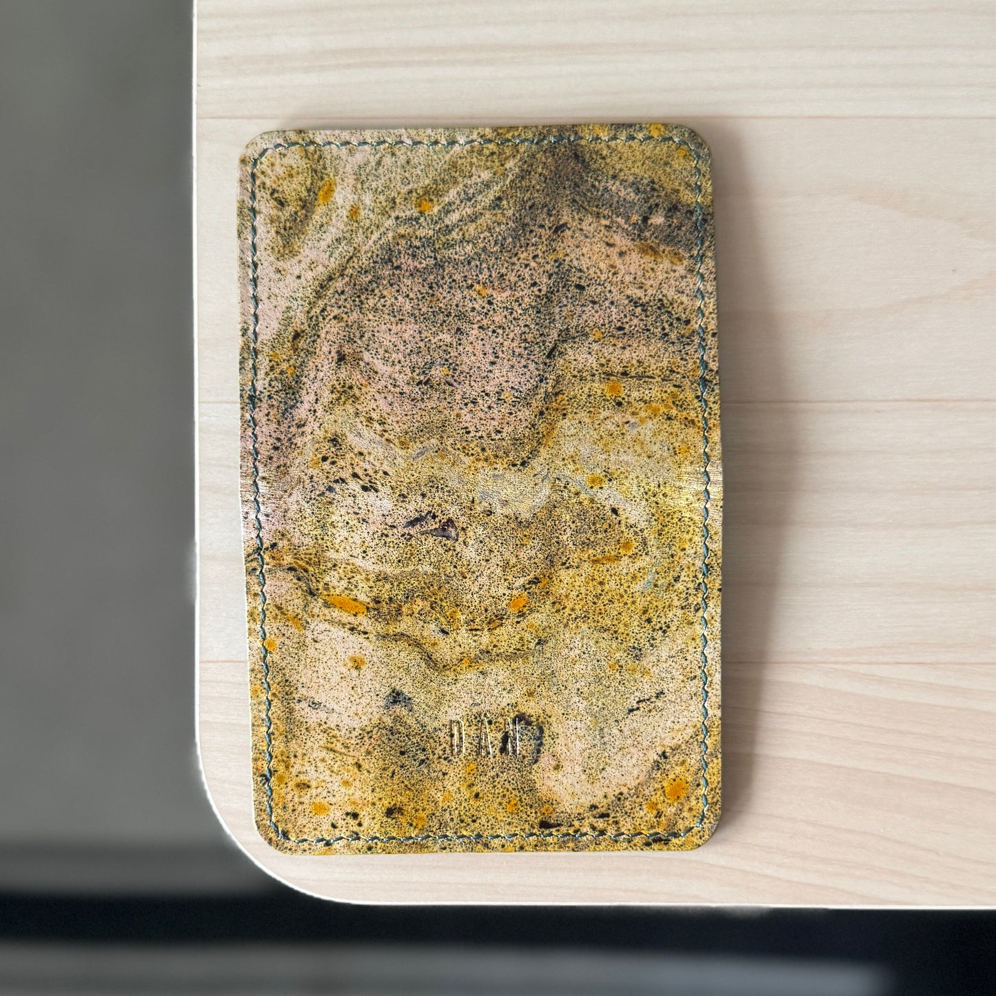 Malmö wallet - green dyed