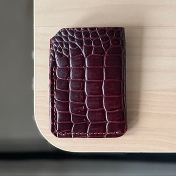 Budapest V1 kártyatartó - croco