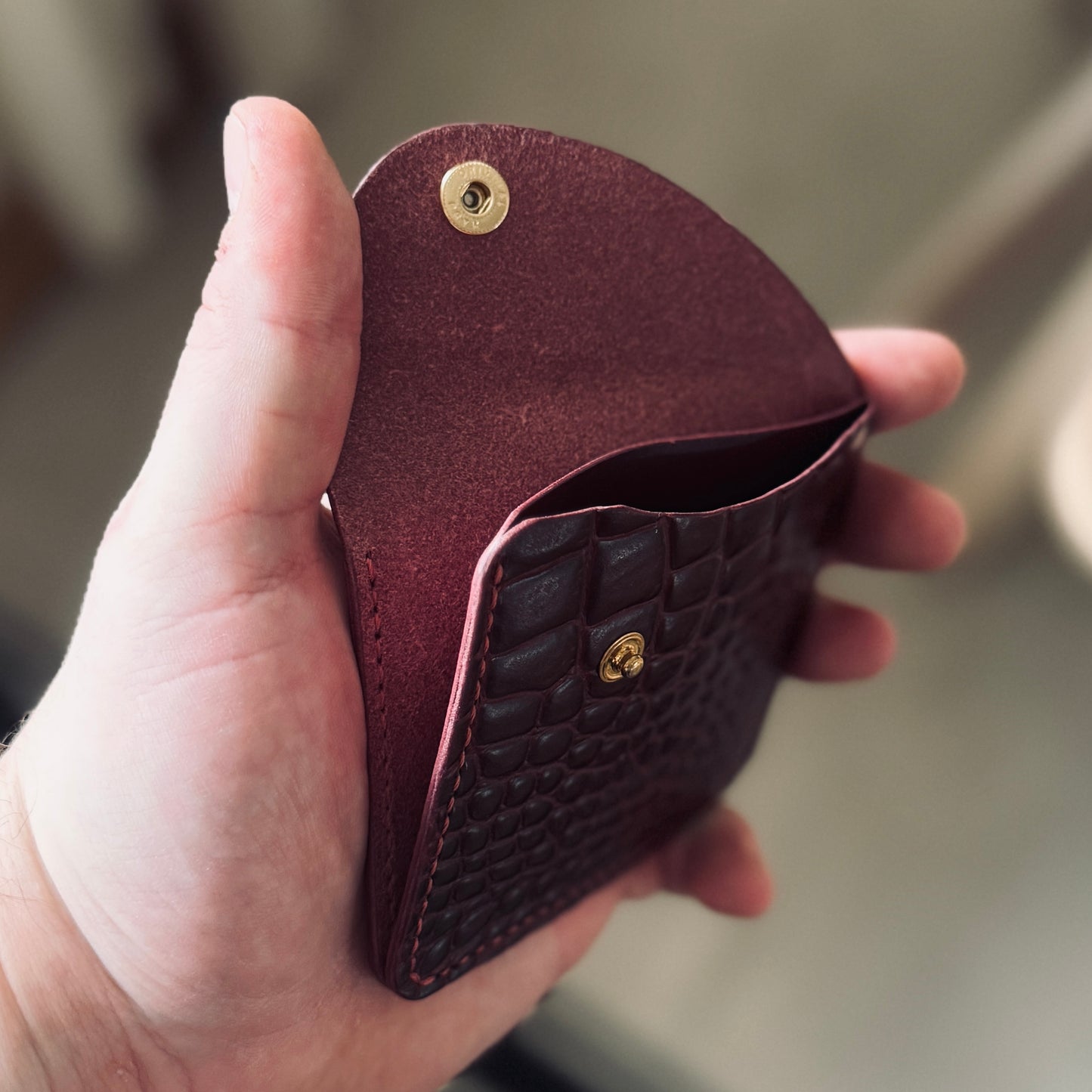 Amsterdam wallet - croco