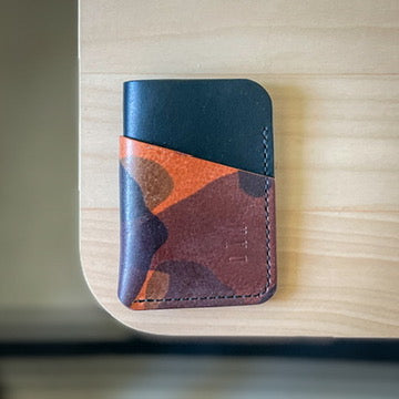 Budapest V2 cardholder - black & camo
