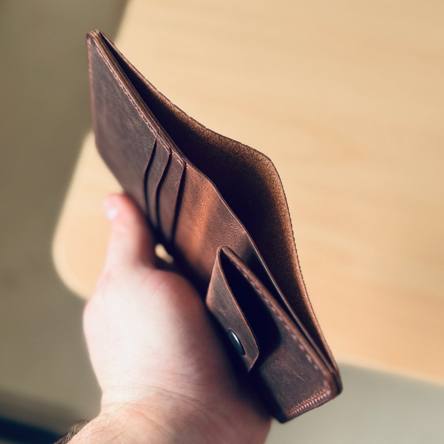 Berlin wallet - brown pullup