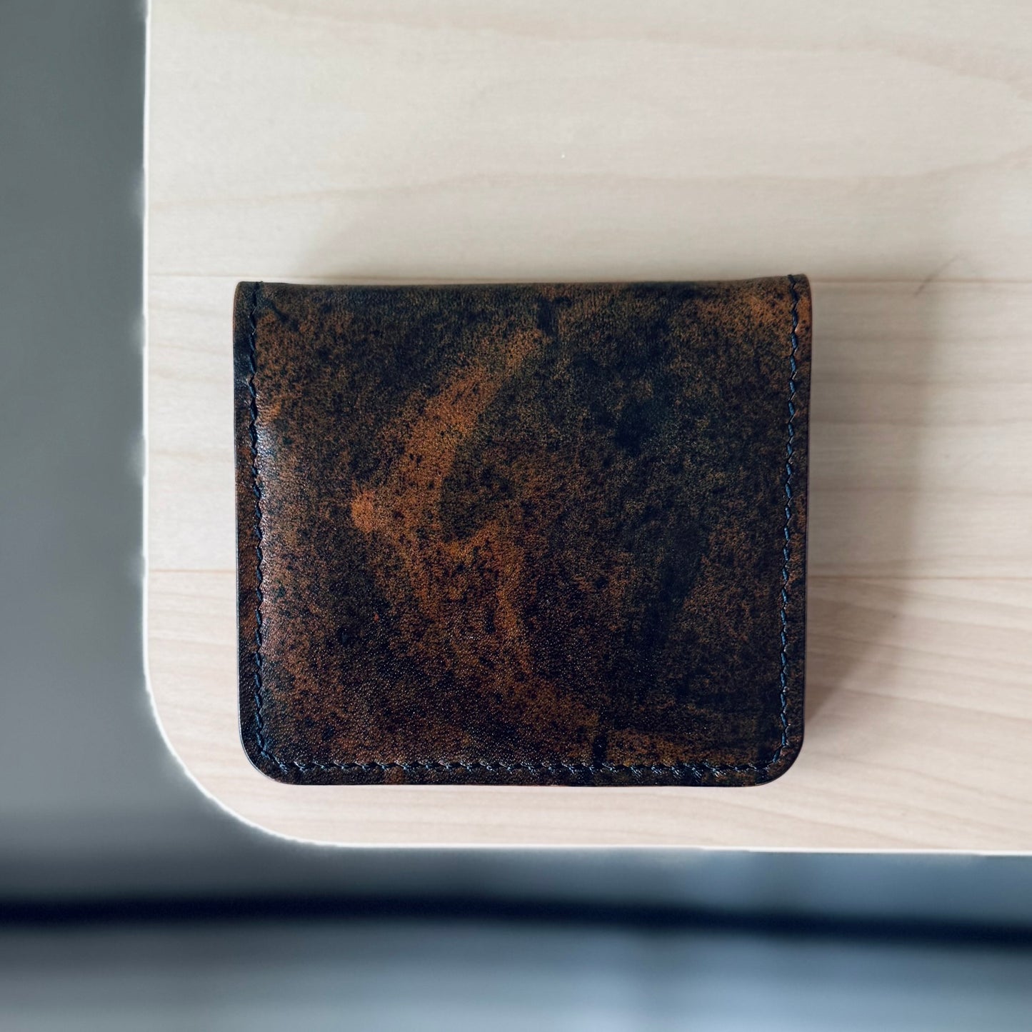 Lyon wallet - black dyed