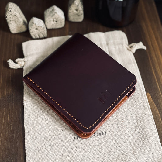 Porto Wallet - Mahogany & Brown