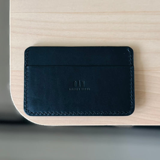 Casette card holder - black & blue