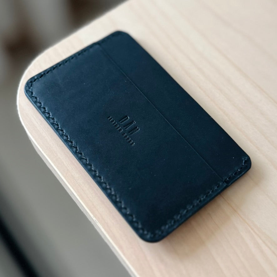 Casette card holder - black & blue