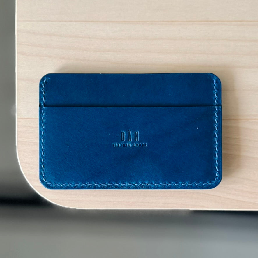 Casette card holder - blue & yellow