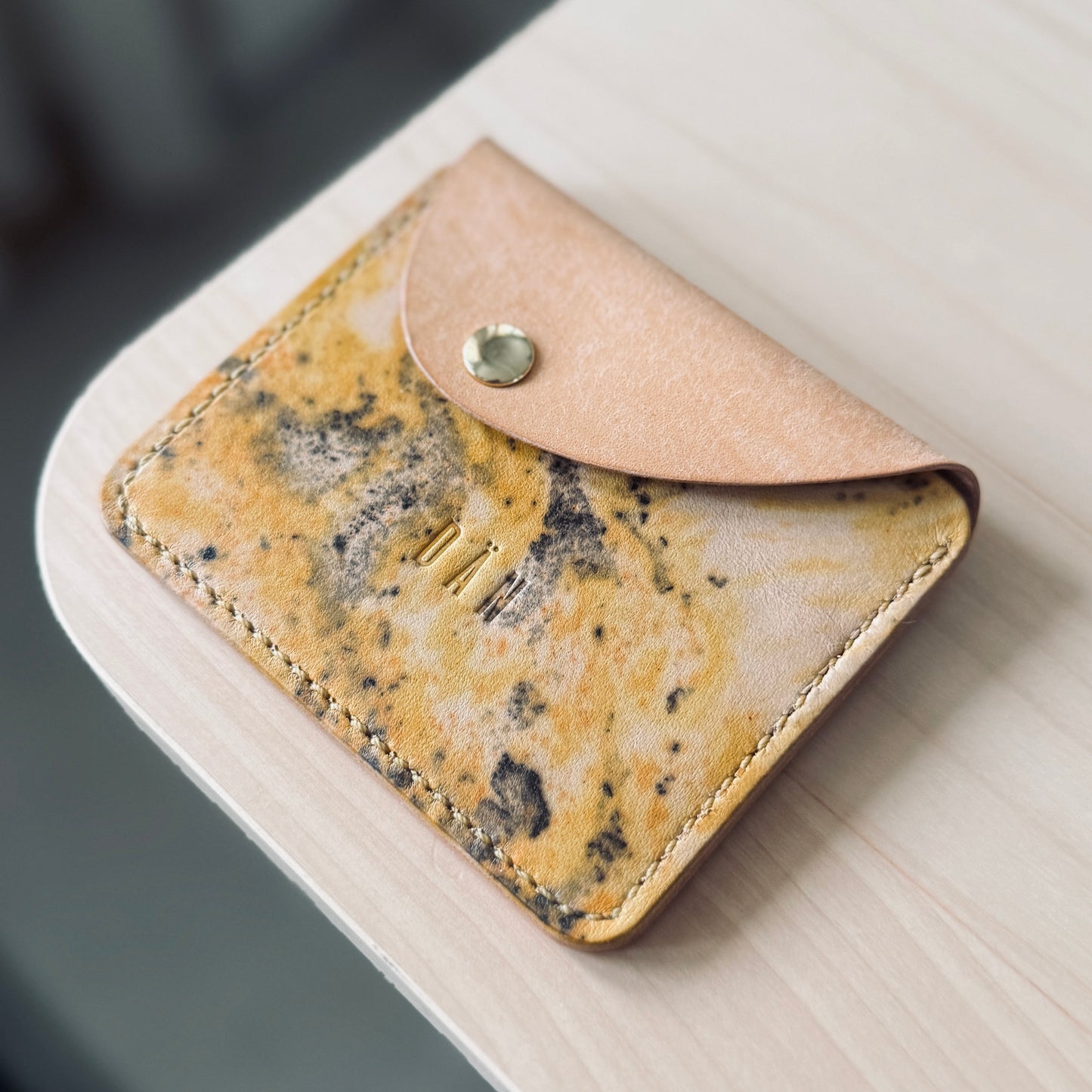 Amszterdam pénztárca - natúr festett