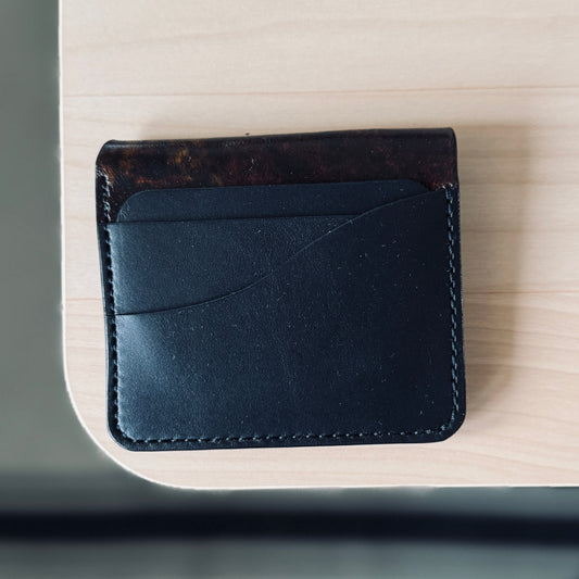 Amszterdam pénztárca - fekete festett