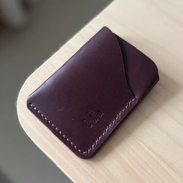 Budapest V1 kártyatartó - padlizsán