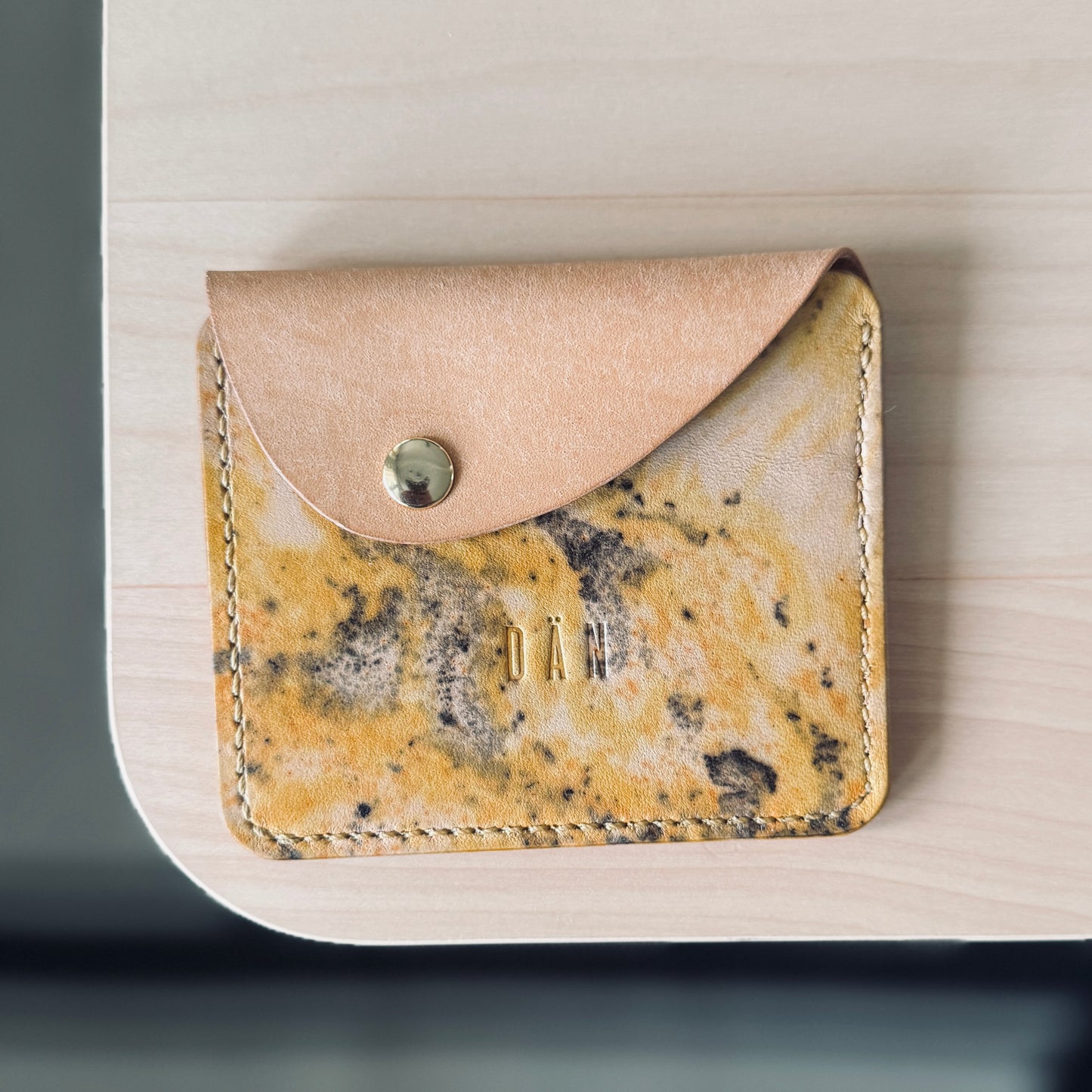 Amszterdam pénztárca - natúr festett