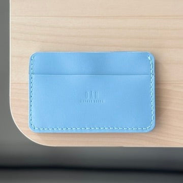 Casette card holder - light blue