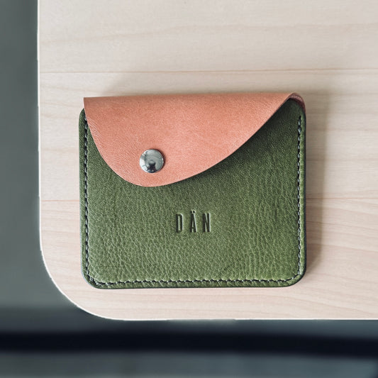 Amsterdam wallet - olive pink
