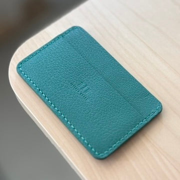 Casette card holder - turquoise