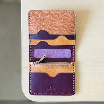 Lyon wallet - burgundy