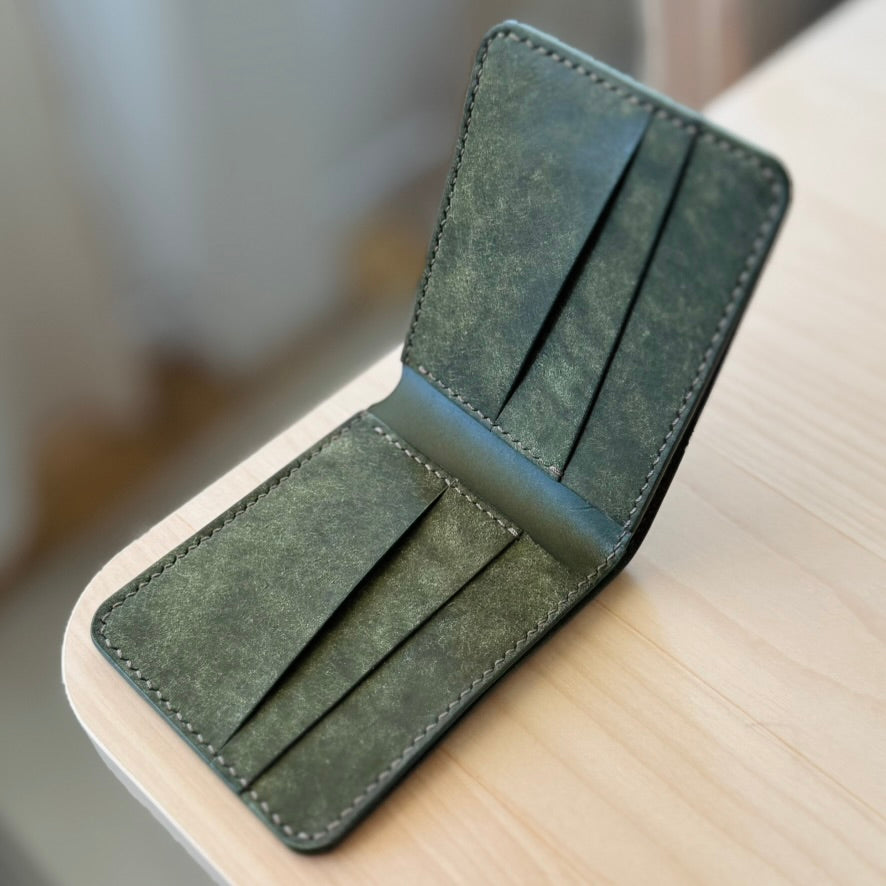 Dublin wallet - green pueblo