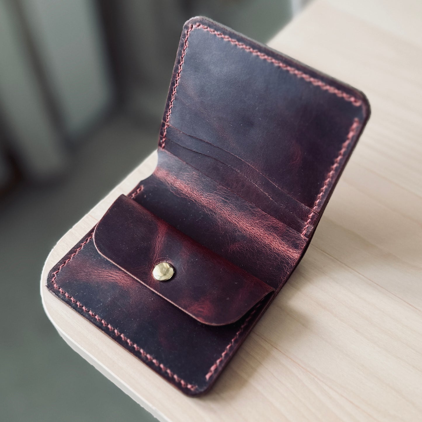 Berlin pénztárca - burgundy