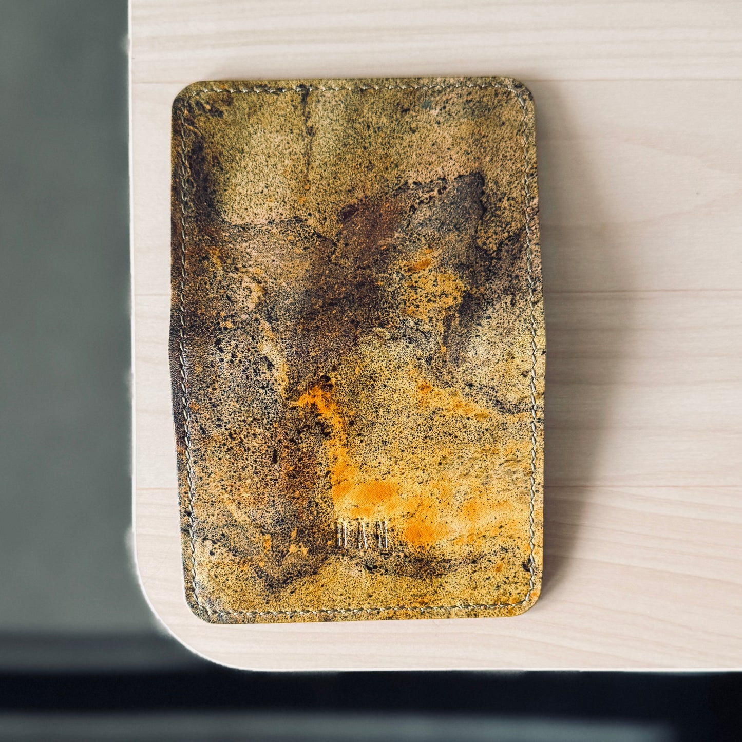 Malmö pénztárca - festett szürke