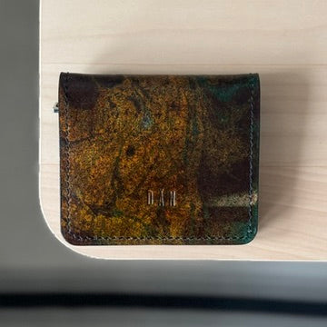 Lyon pénztárca - fekete festett