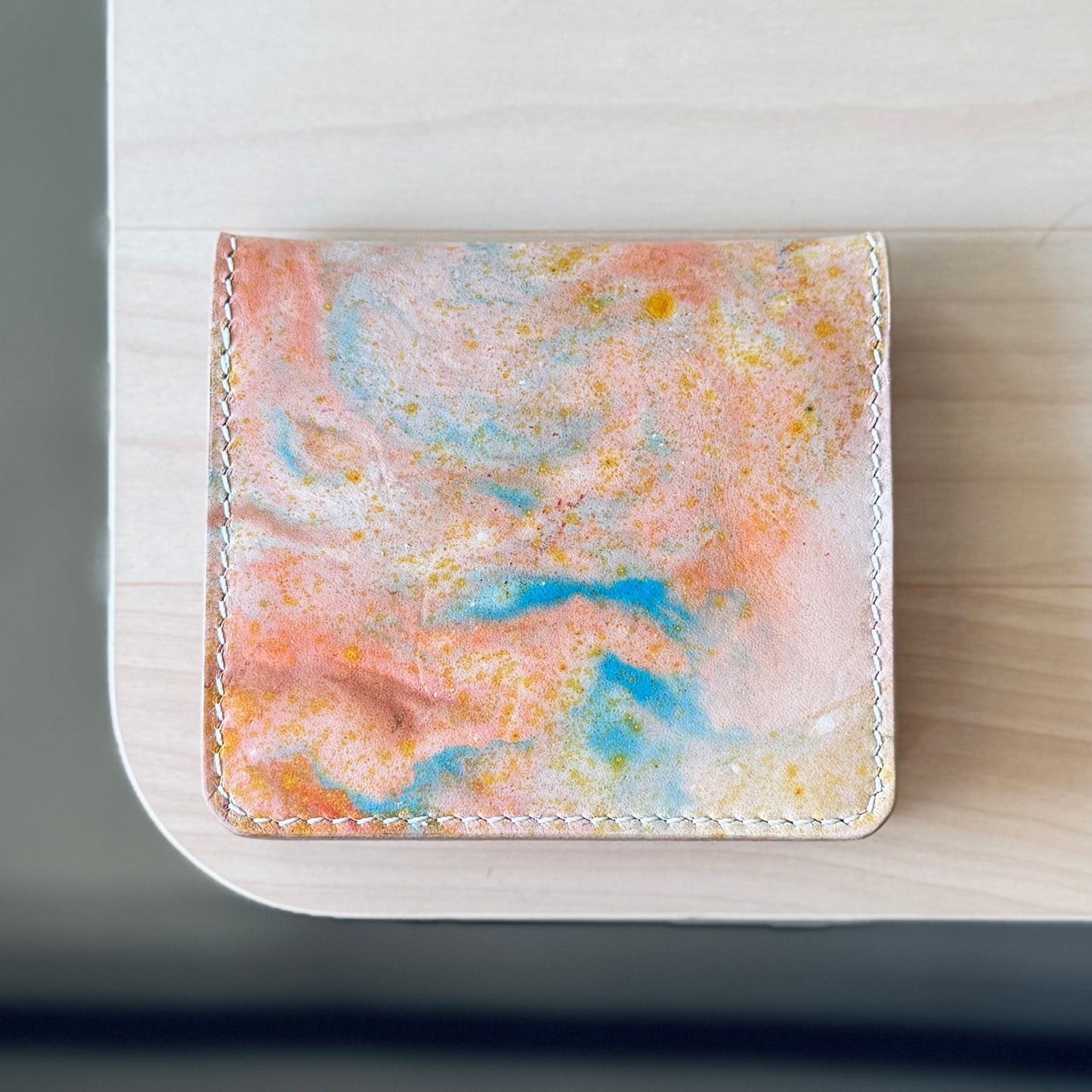 Lyon wallet - dyed natural