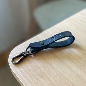 Keychain long - black