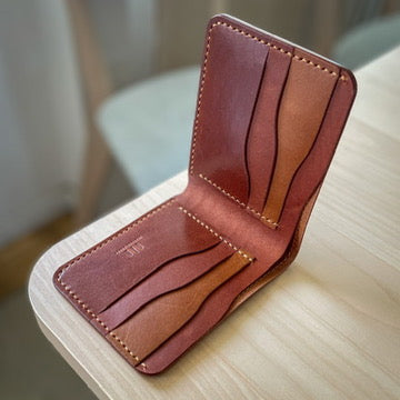 Stockholm wallet - brown & brown