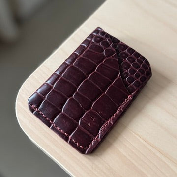 Budapest V1 kártyatartó - croco