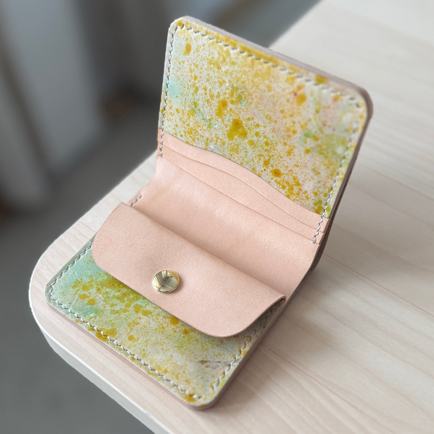 Berlin wallet - dyed natural