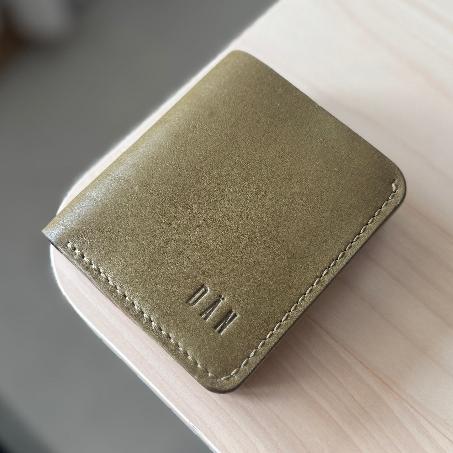 Berlin wallet - olive & brown