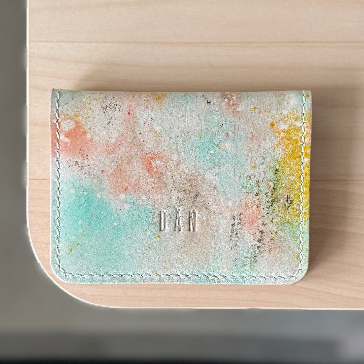 Malmö wallet - dyed natural