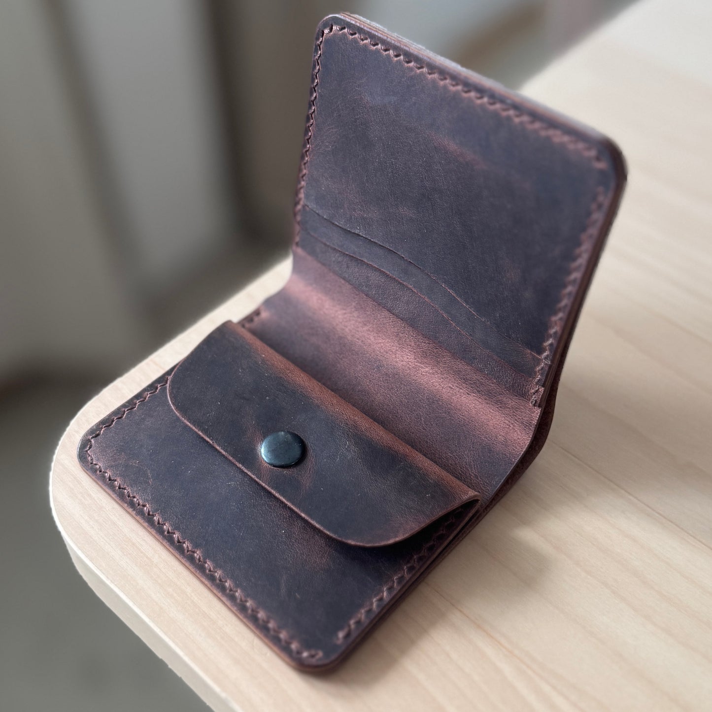 Berlin wallet - brown pullup