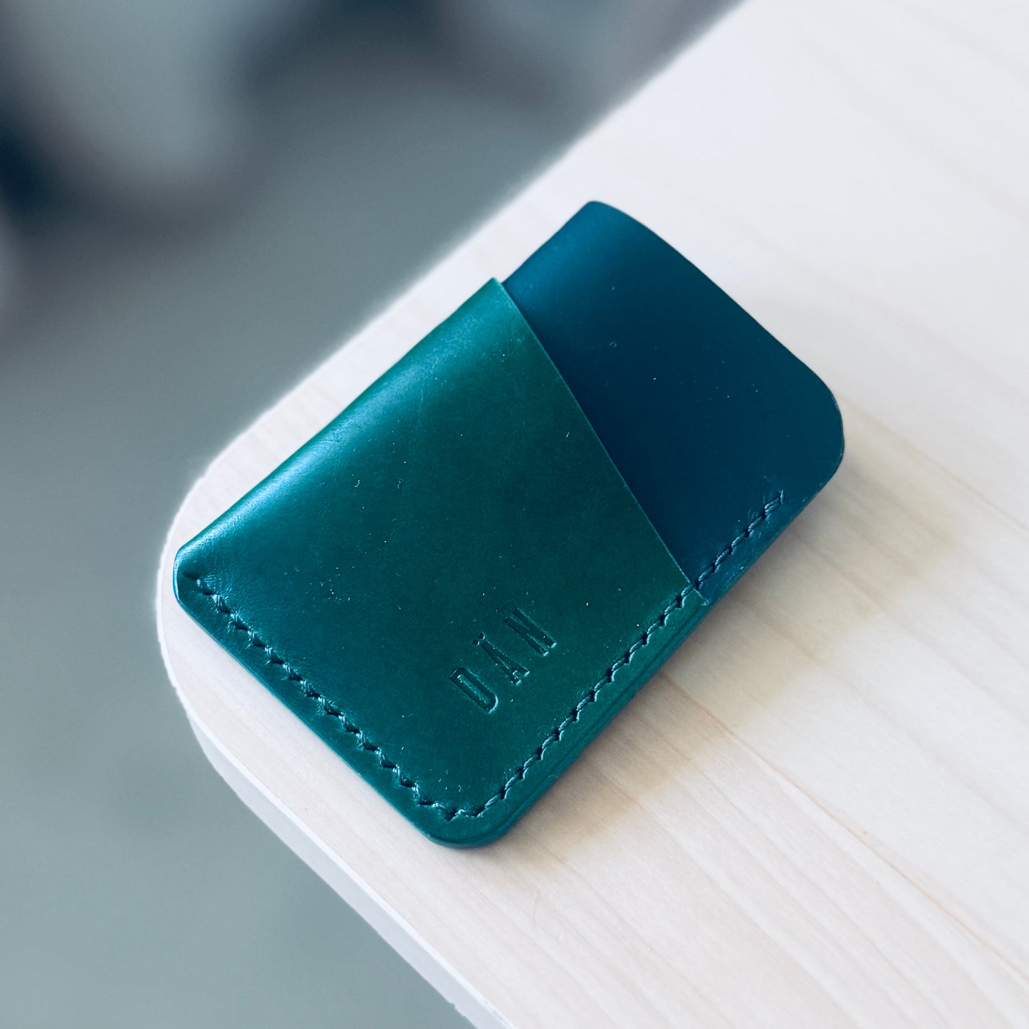 Budapest V2 cardholder - dark green