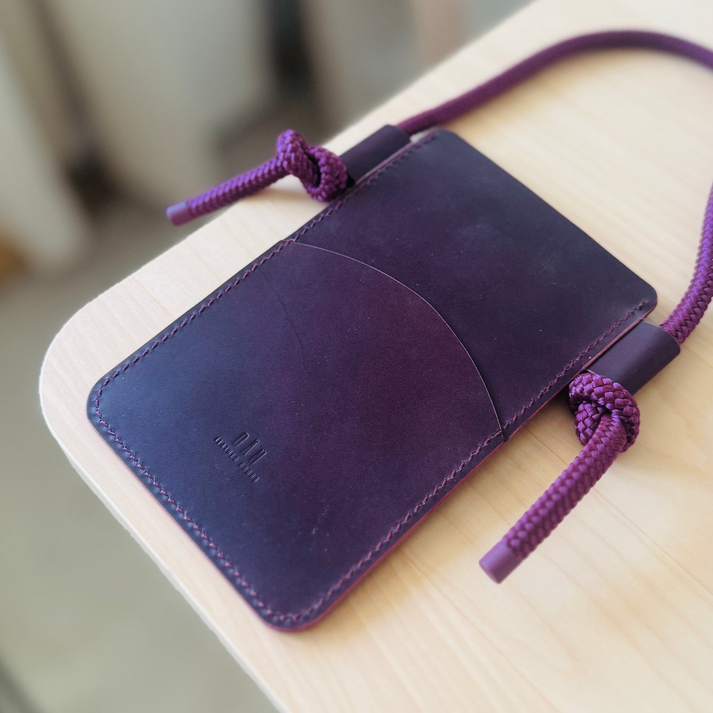 Crossbody phone holder - dark purple