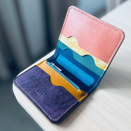 Lyon wallet - blue colorful