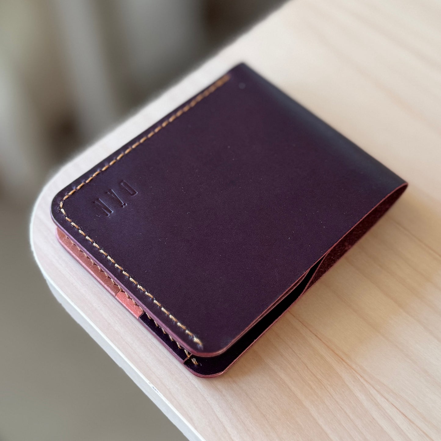 Stockholm wallet - deep purple