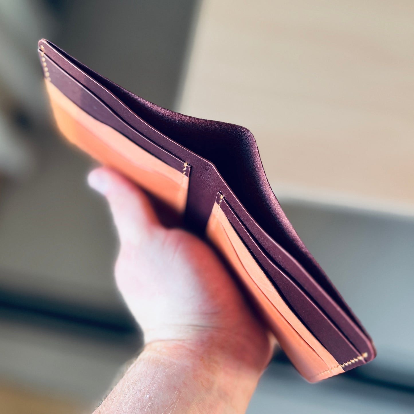 Stockholm wallet - deep purple