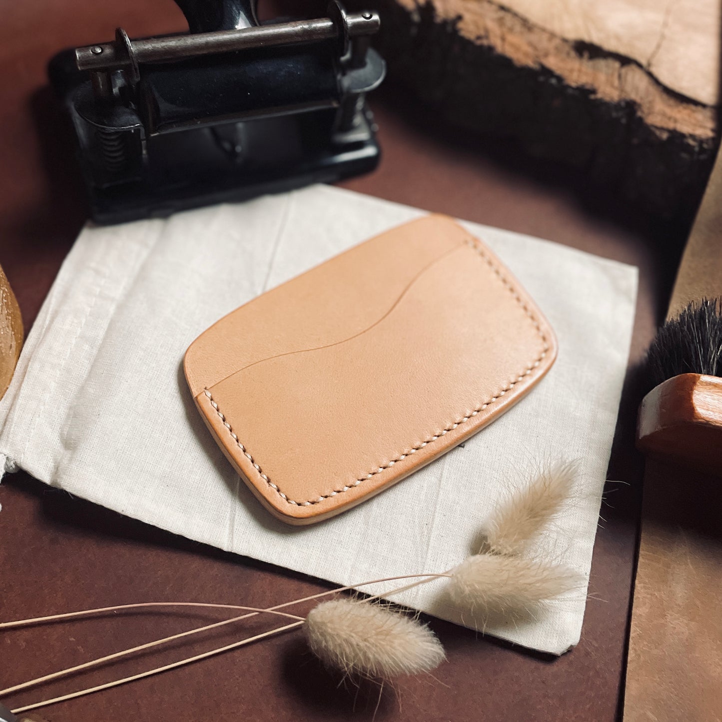 Oslo cardholder - Natural