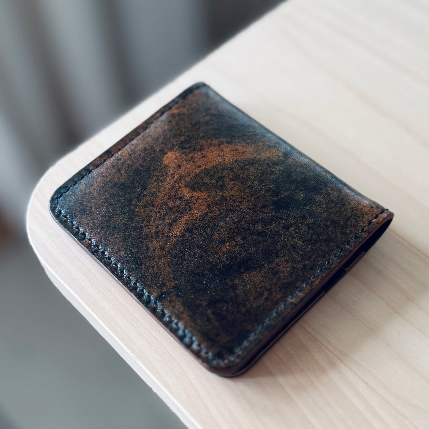 Lyon wallet - black dyed