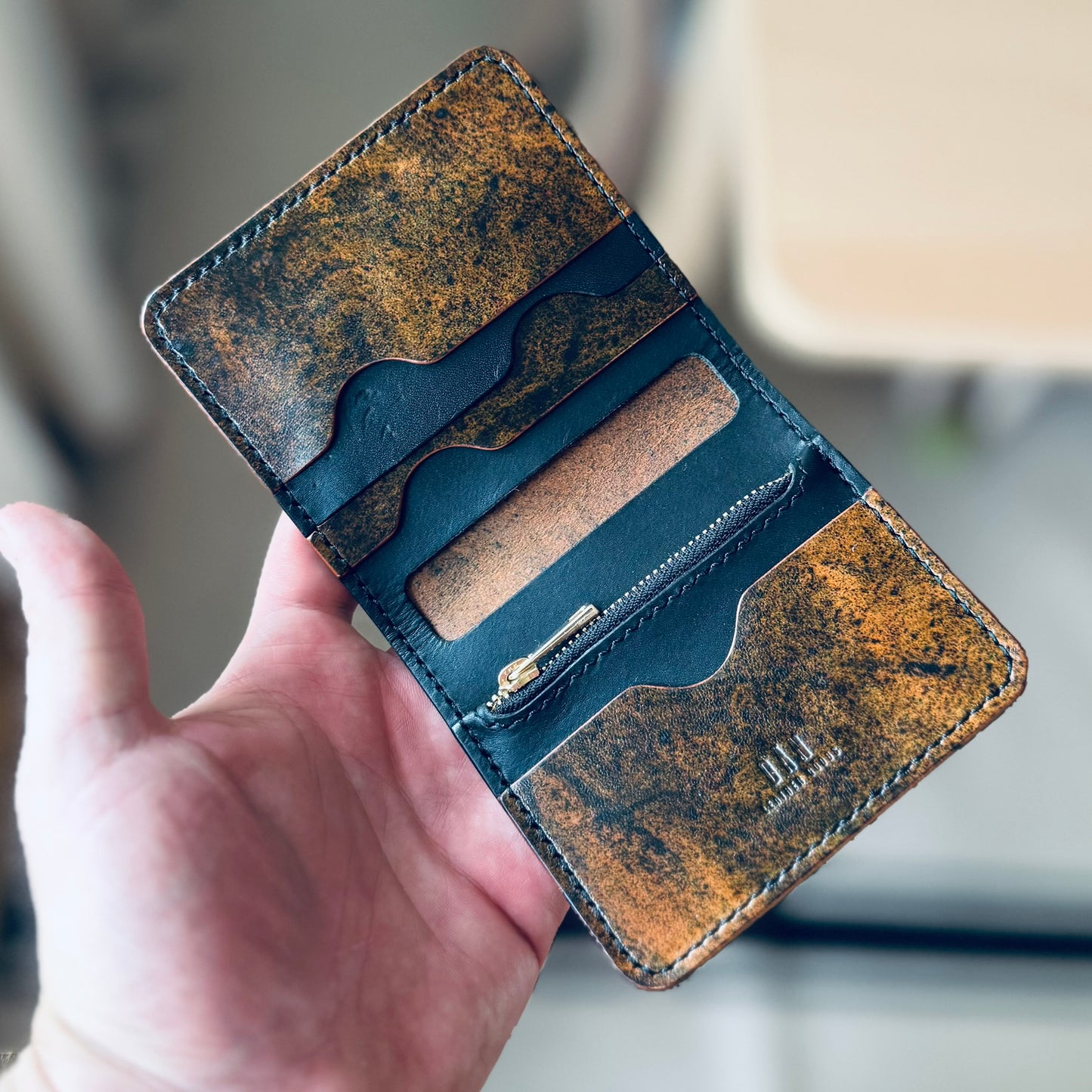 Lyon wallet - black dyed