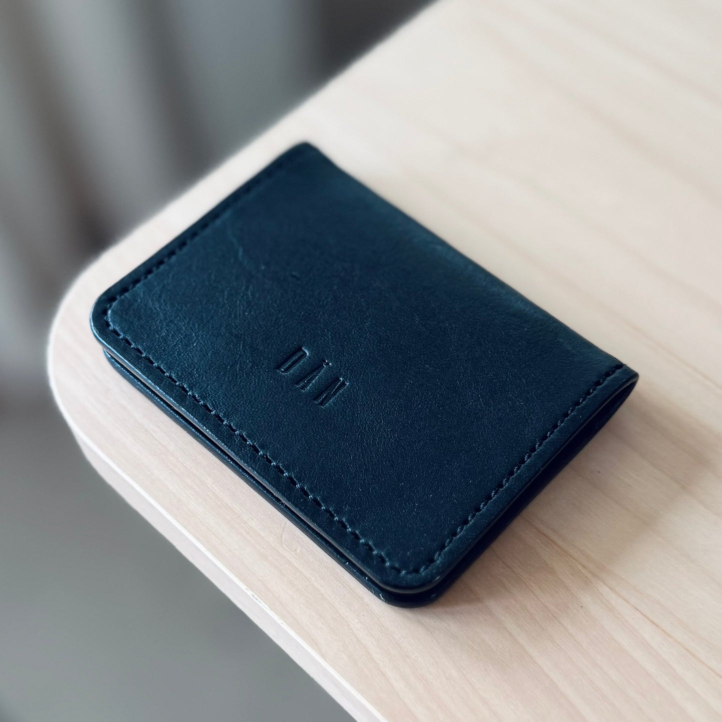 Malmö wallet - black dyed