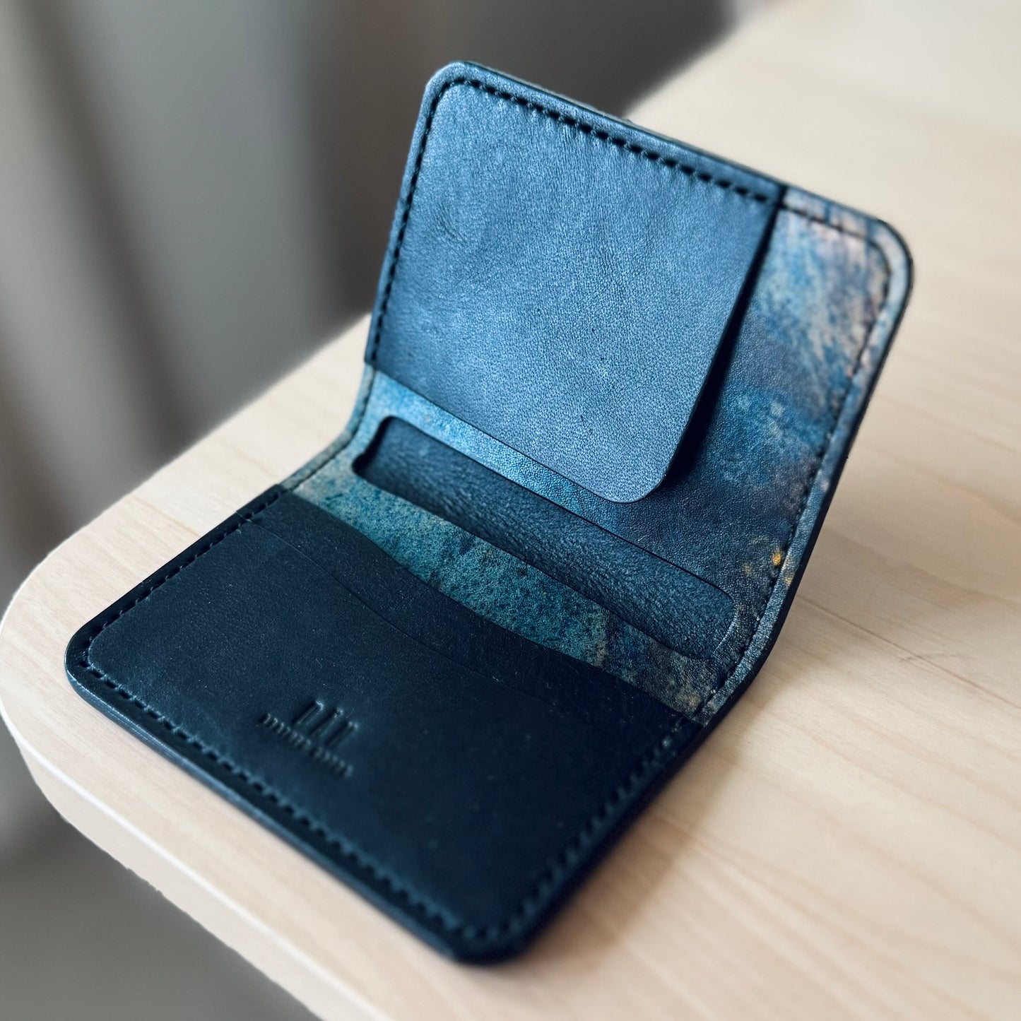 Malmö wallet - black dyed